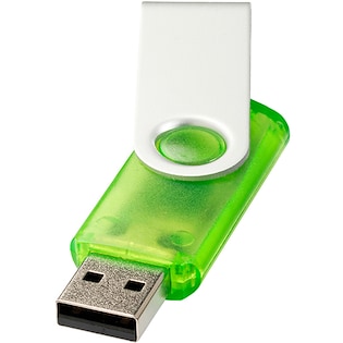 USB-minne Twist Clear - green