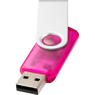 USB-minne Twist Clear - pink