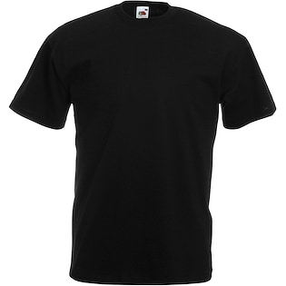 Fruit of the Loom Valueweight T - black