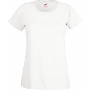 Fruit of the Loom Lady-fit Valueweight T - white