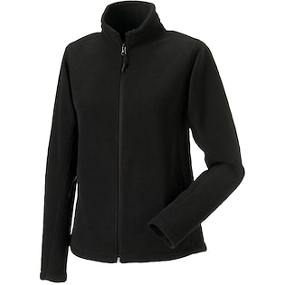 Russell Ladies Full-zip Fleece - black