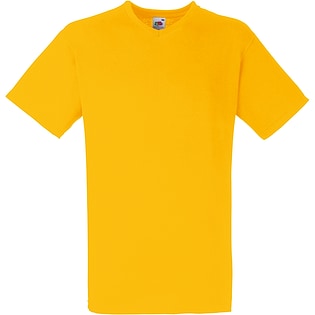 Fruit of the Loom Valueweight T V-Neck Men - sunflower