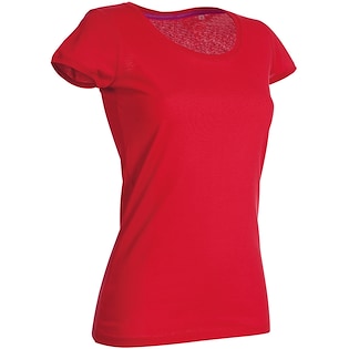 Stedman Megan Crew Neck - crimson red