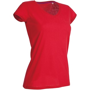 Stedman Megan V-Neck - crimson red