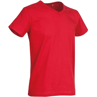 Stedman Ben V-Neck - crimson red