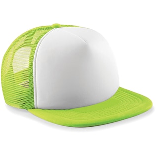 Beechfield Street Kids - lime green/ white