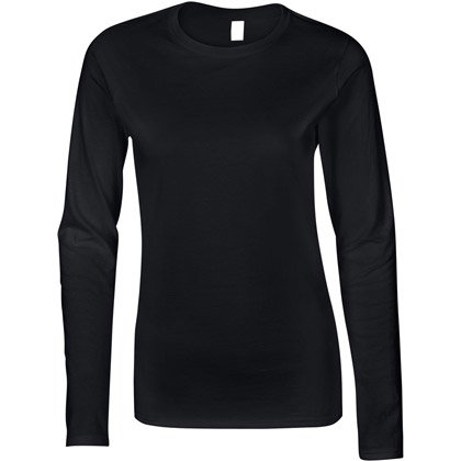 Langermede T skjorter for Damer med Trykk Axon Profil Langermet trenings t skjorte for Damer Axon Profil
