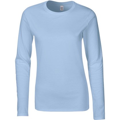 Langermede T skjorter for Damer med Trykk Axon Profil Langermet trenings t skjorte for Damer Axon Profil
