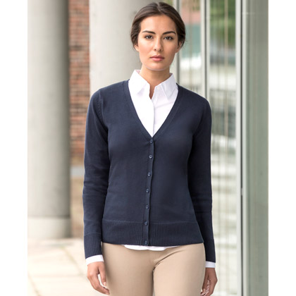 Russell Ladies´ V-Neck Knitted Cardigan 715F