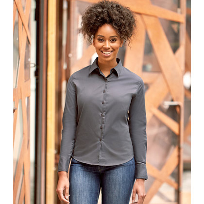 Russell Ladies´ Long Sleeve Classic Twilll Shirt 916F