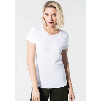 Kariban Ladies´ Organic Cotton Crew Neck T-shirt