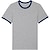 heather grey/ french navy