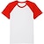 white/ bright red