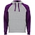 heather grey/ purple