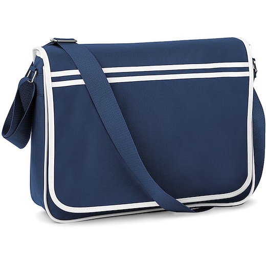 sininen Bagbase Stripe - french navy/white