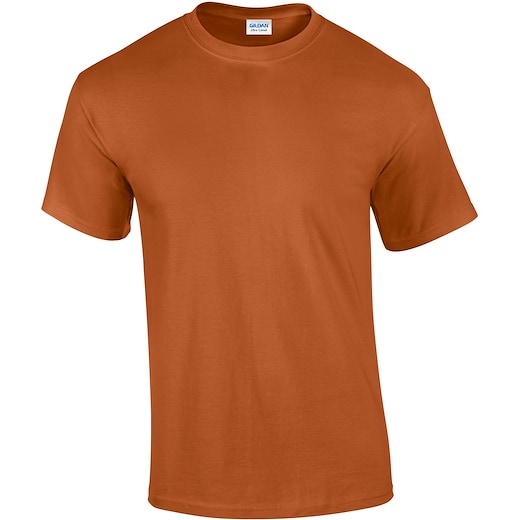 orange Gildan Ultra Cotton - texas orange