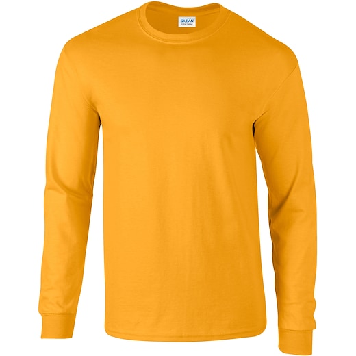 amarillo Gildan Ultra Cotton LSL - dorado