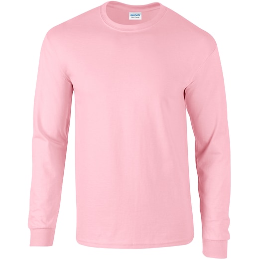 pinkki Gildan Ultra Cotton LSL - light pink