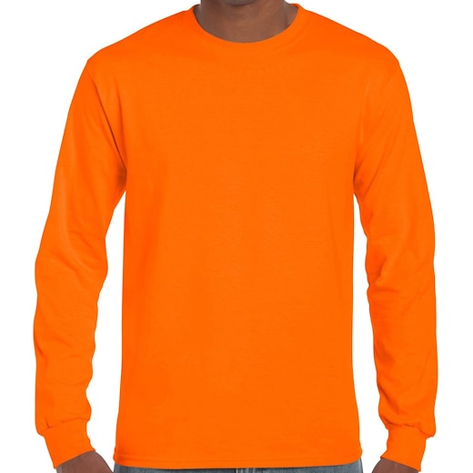 orange Gildan Ultra Cotton LSL - safety orange