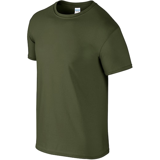 grön Gildan SoftStyle Men - military green