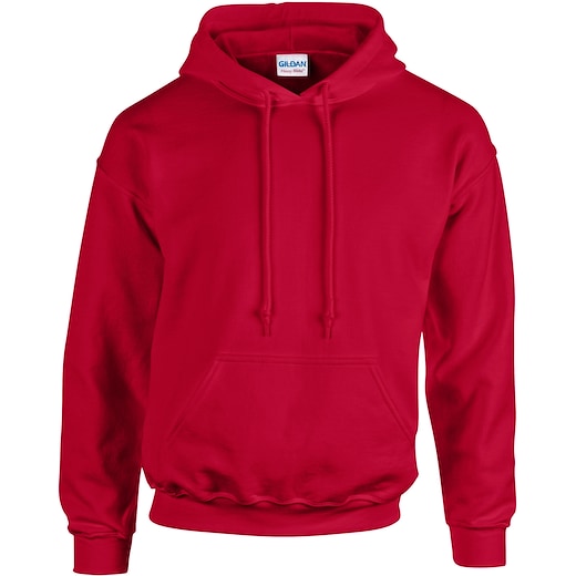 rosso Gildan Heavy Blend Hooded Sweat - cherry red