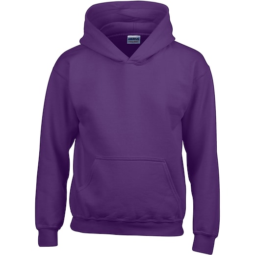 violet Gildan Heavy Blend Hooded Sweat Kids - purple