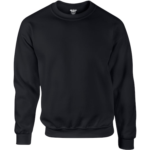 musta Gildan Dry Blend Sweatshirt - black
