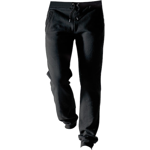 schwarz Kariban Jog Pants Athletic Kids - black