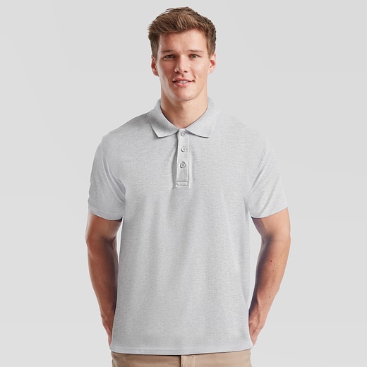 Fruit of the Loom Premium Polo - athletic heather