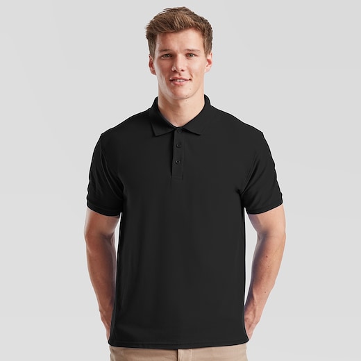 Fruit of the Loom Premium Polo - black