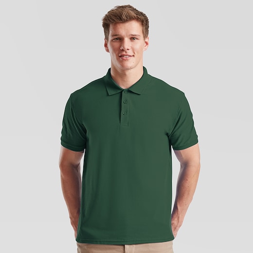 Fruit of the Loom Premium Polo - bottle green