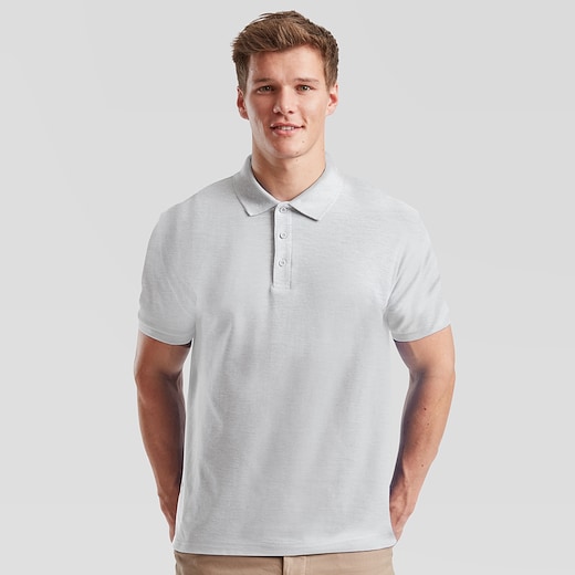 Fruit of the Loom Premium Polo - heather grey
