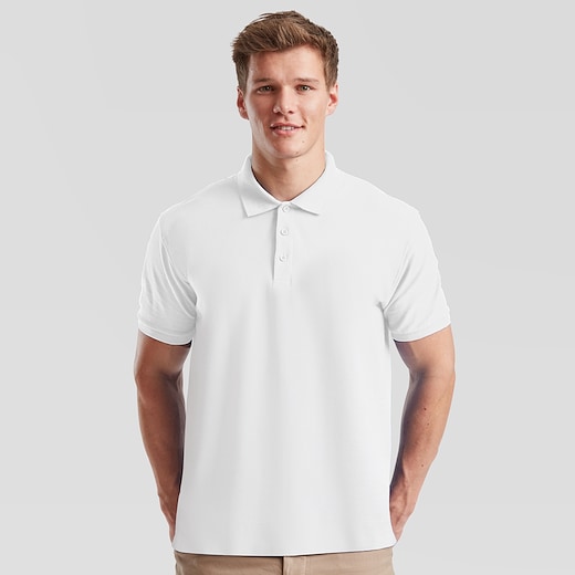 Fruit of the Loom Premium Polo - white