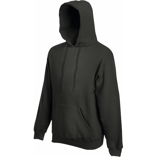 grå Fruit of the Loom Premium Hooded Sweat - charcoal