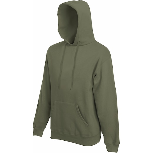 grün Fruit of the Loom Premium Hooded Sweat - classic olive