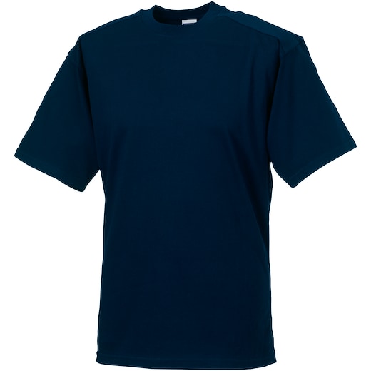 blå Russell Heavy Duty T-shirt 010M - french navy