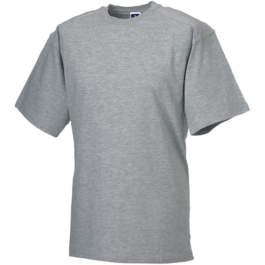 grå Russell Heavy Duty T-shirt 010M - light oxford