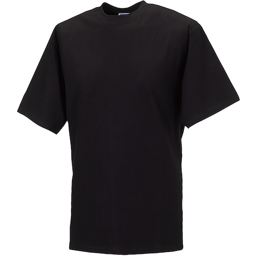 musta Russell Classic T-shirt 180M - black