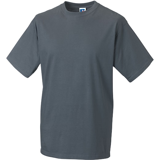 grau Russell Classic T-shirt 180M - convoy grey