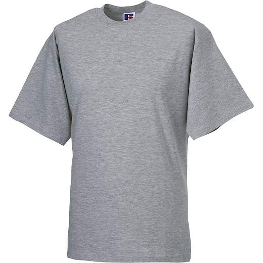 grå Russell Classic T-shirt 180M - light oxford