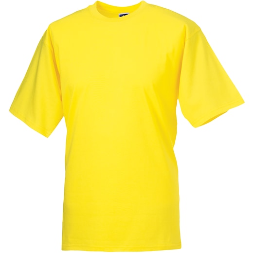 jaune Russell Classic T-shirt 180M - yellow