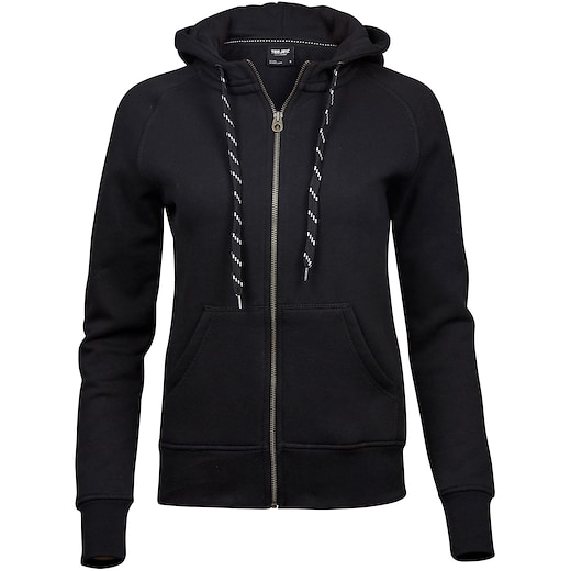 noir Tee Jays Ladies Fashion Full Zip Hood - black