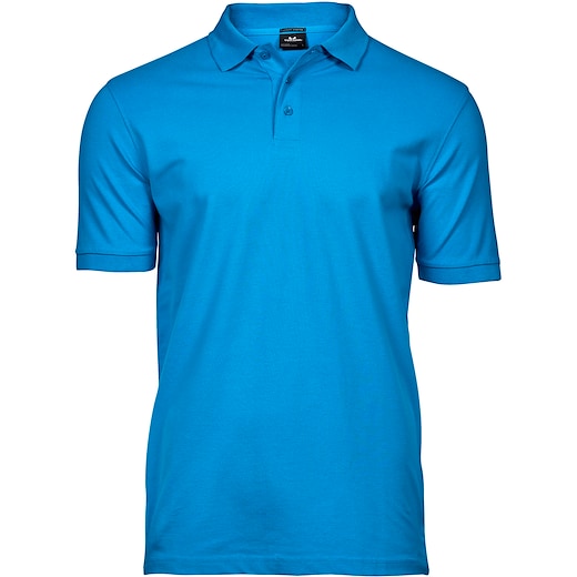 blå Tee Jays Luxury Stretch Polo - azure