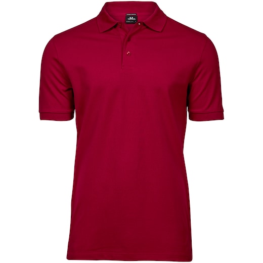 rød Tee Jays Luxury Stretch Polo - deep red
