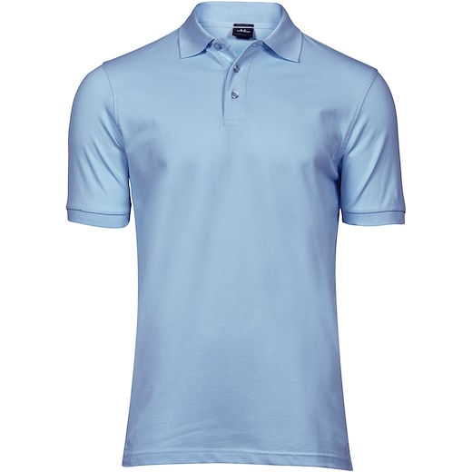 blå Tee Jays Luxury Stretch Polo - light blue