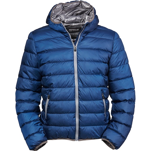 Tee Jays Hooded Zepelin Jacket - navy/ grey