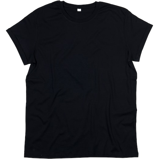 musta Mantis Men´s Organic Roll Sleeve T - black