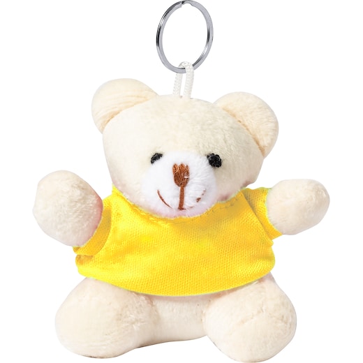 gul Teddybjørn Fluffy - gul