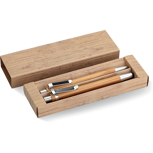 marrón Set de bolígrafos Alterna - madera