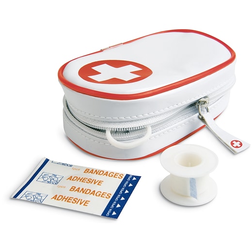 rojo Kit de primeros auxilios Slimline - rojo